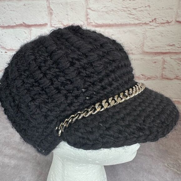 Patricia Pepe New Lana Wool Newsboy Hat Cap main image 5
